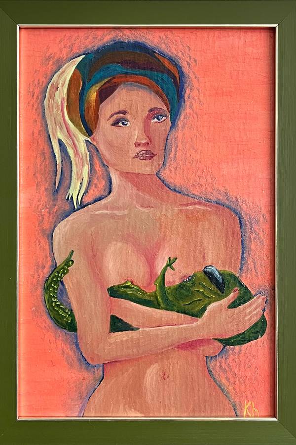 The Mother Modern Painting Kateryna Khapilina - Subjektiv.art