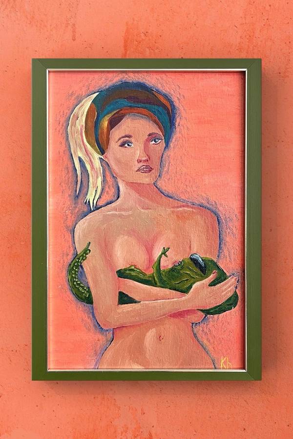 The Mother Modern Painting Kateryna Khapilina - Subjektiv.art