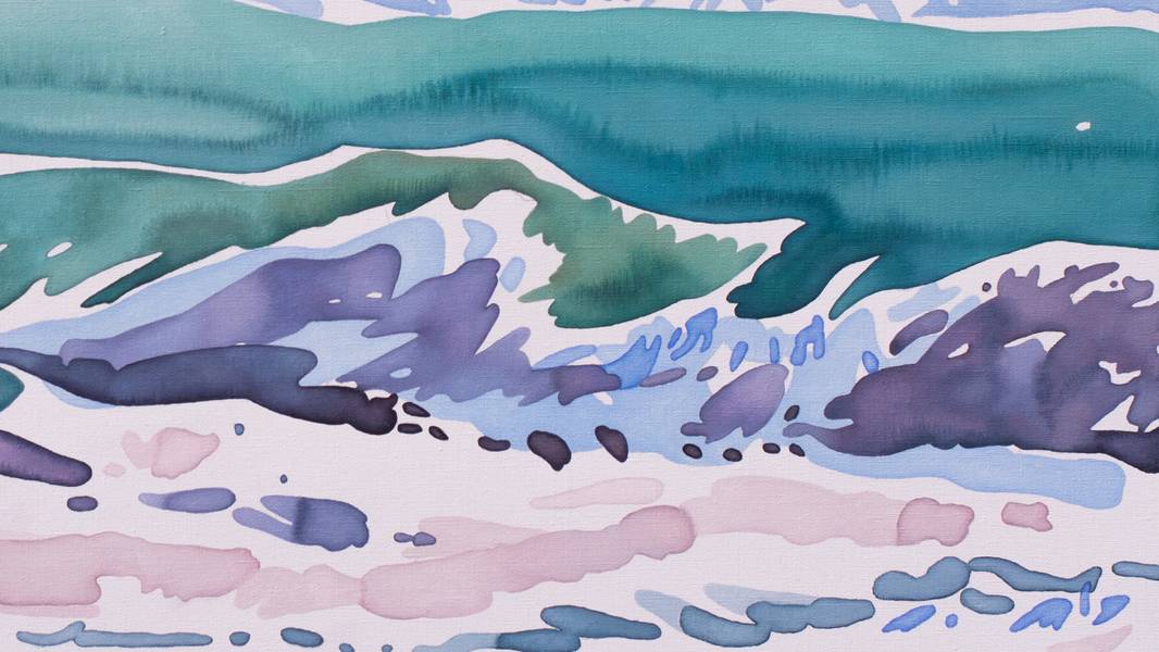 The waves Impressionistic Painting Elmira Shemsedinova - Subjektiv.art