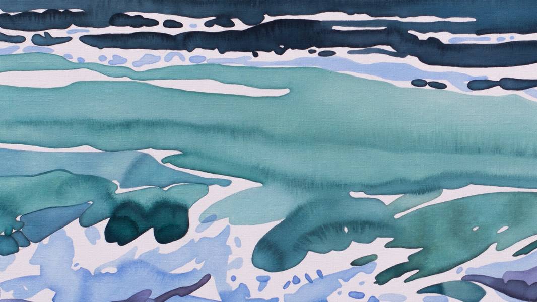 The waves Impressionistic Painting Elmira Shemsedinova - Subjektiv.art