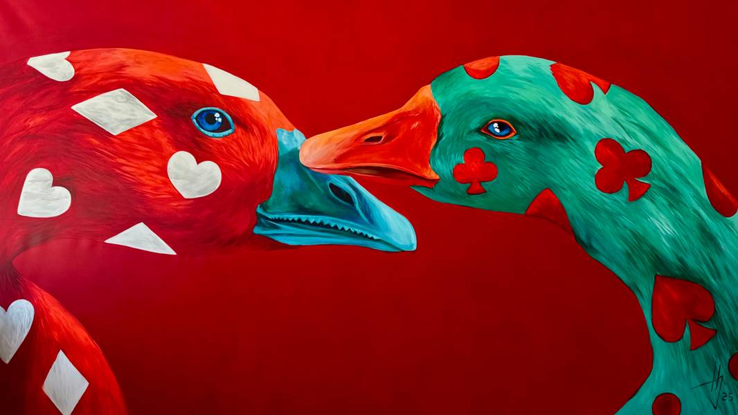 Card geese  - Subjektiv.art