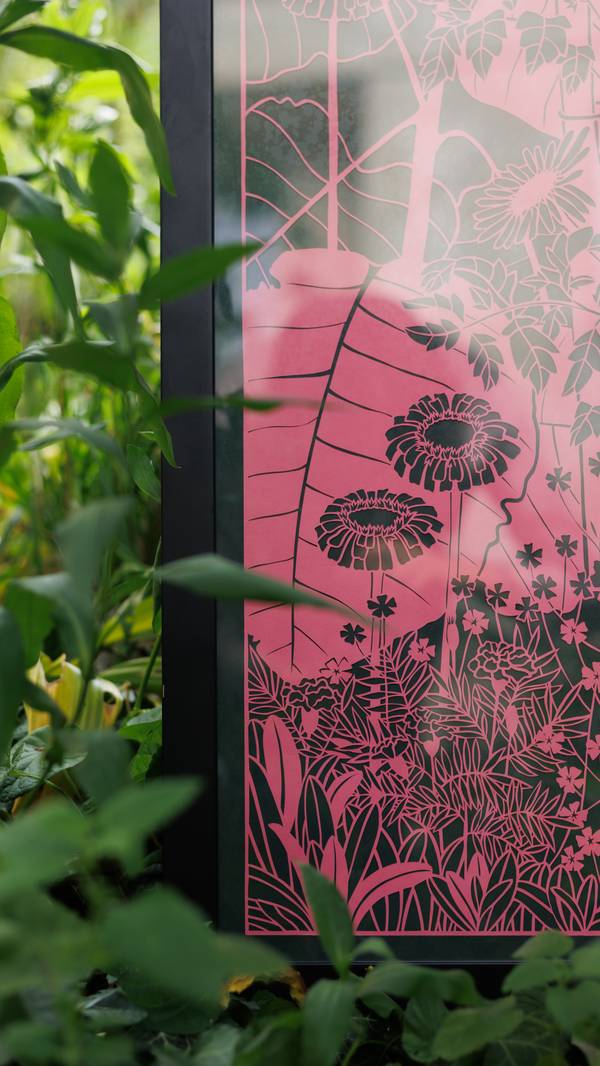 Flowerbed Fine Art Mixed media Olha Hnativ - Subjektiv.art