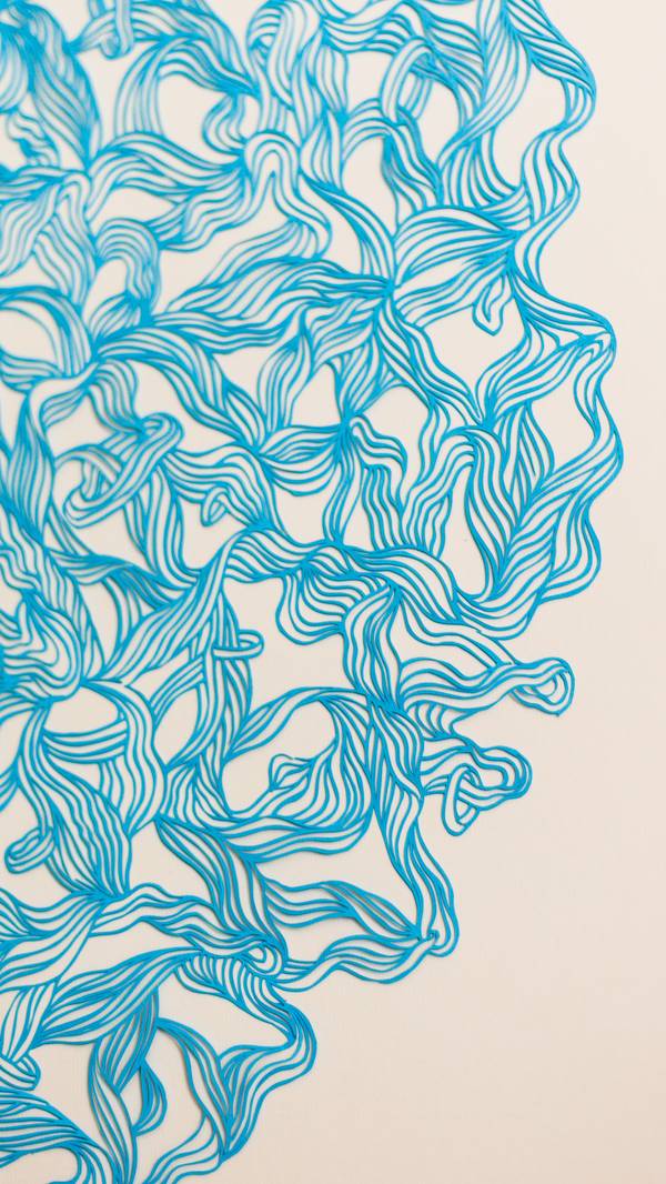 Tension Abstract Mixed media Olha Hnativ - Subjektiv.art