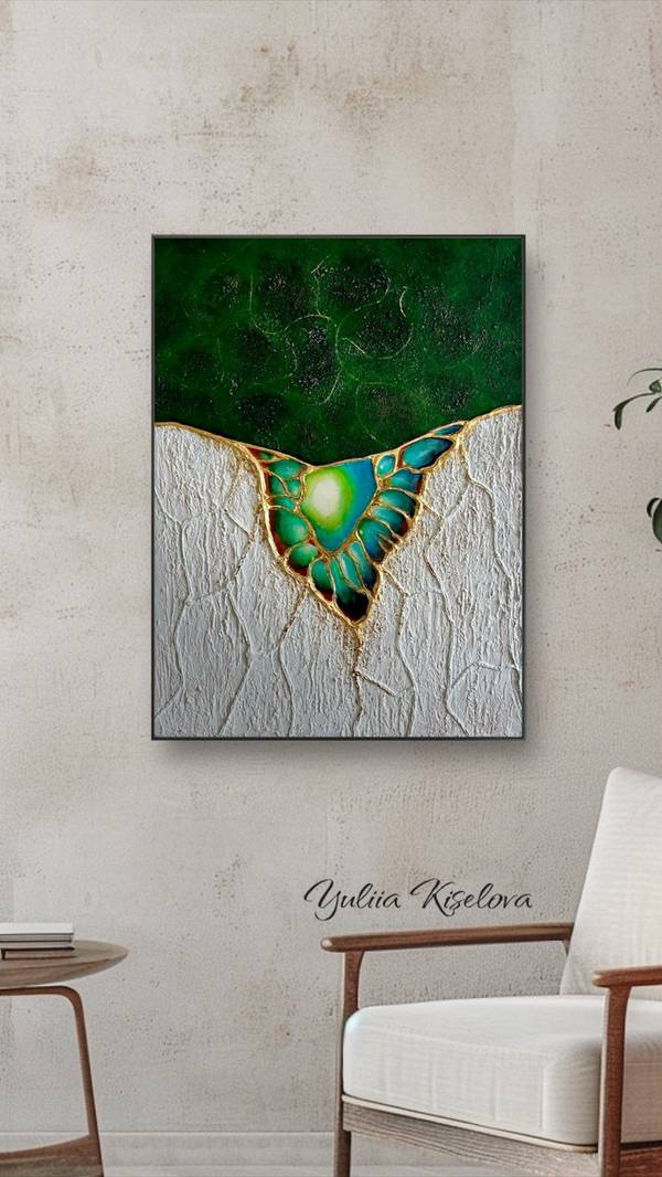 Butterfly crystal Modern Painting Yuliia Kiselova - Subjektiv.art