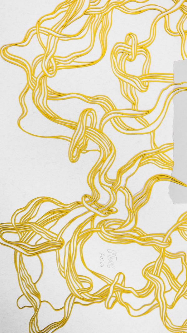 Resistance Abstract Mixed media Olha Hnativ - Subjektiv.art