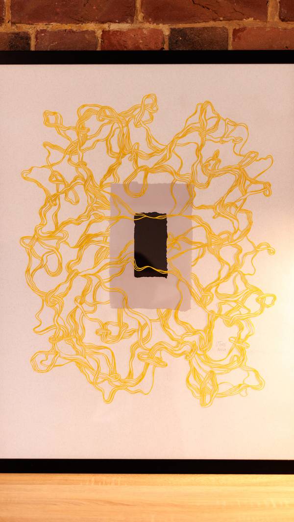 Resistance Abstract Mixed media Olha Hnativ - Subjektiv.art