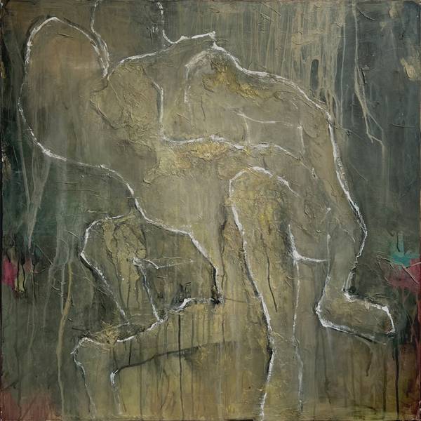 滝 滝 滝  Expressive and gestural Painting Vitaliy Dmytruk  - Subjektiv.art