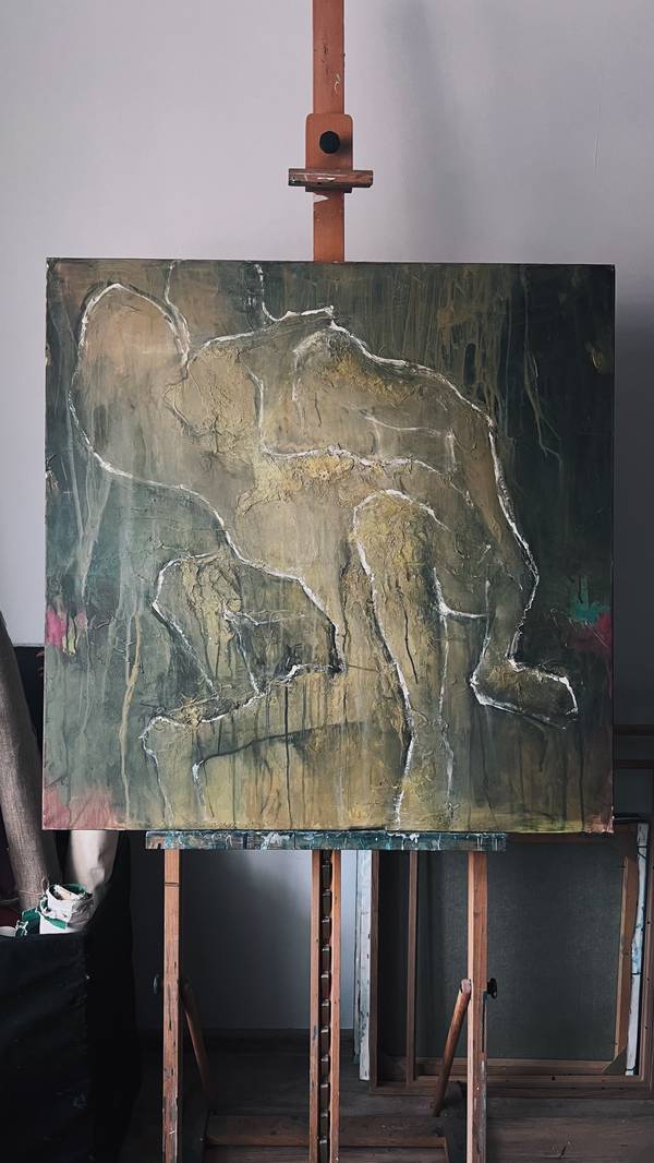 滝 滝 滝  Expressive and gestural Painting Vitaliy Dmytruk  - Subjektiv.art