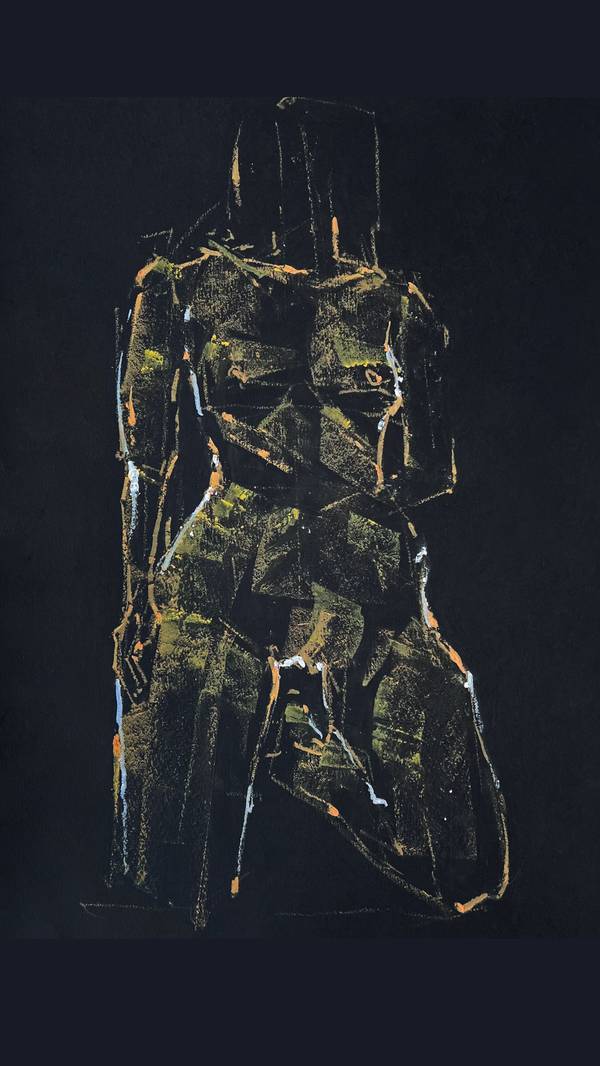 BLACK PASTELS / №107  - Subjektiv.art