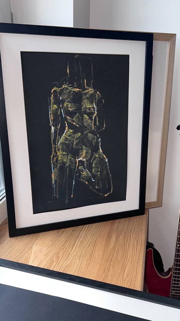 BLACK PASTELS / №107 Expressive and gestural Drawing Vitaliy Dmytruk  - Subjektiv.art