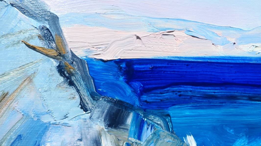 " Sardinia " Impressionistic Painting Yehor Dulin - Subjektiv.art