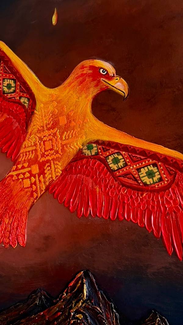 Eye of the World Modern Painting Yuliia Kiselova - Subjektiv.art