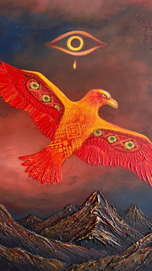 Eye of the World Modern Painting Yuliia Kiselova - Subjektiv.art