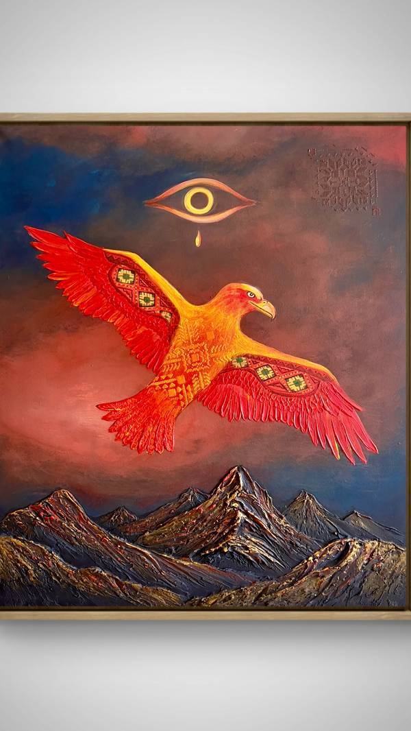 Eye of the World Modern Painting Yuliia Kiselova - Subjektiv.art