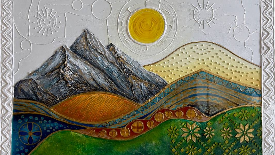 Amulet circle Fine Art Painting Yuliia Kiselova - Subjektiv.art