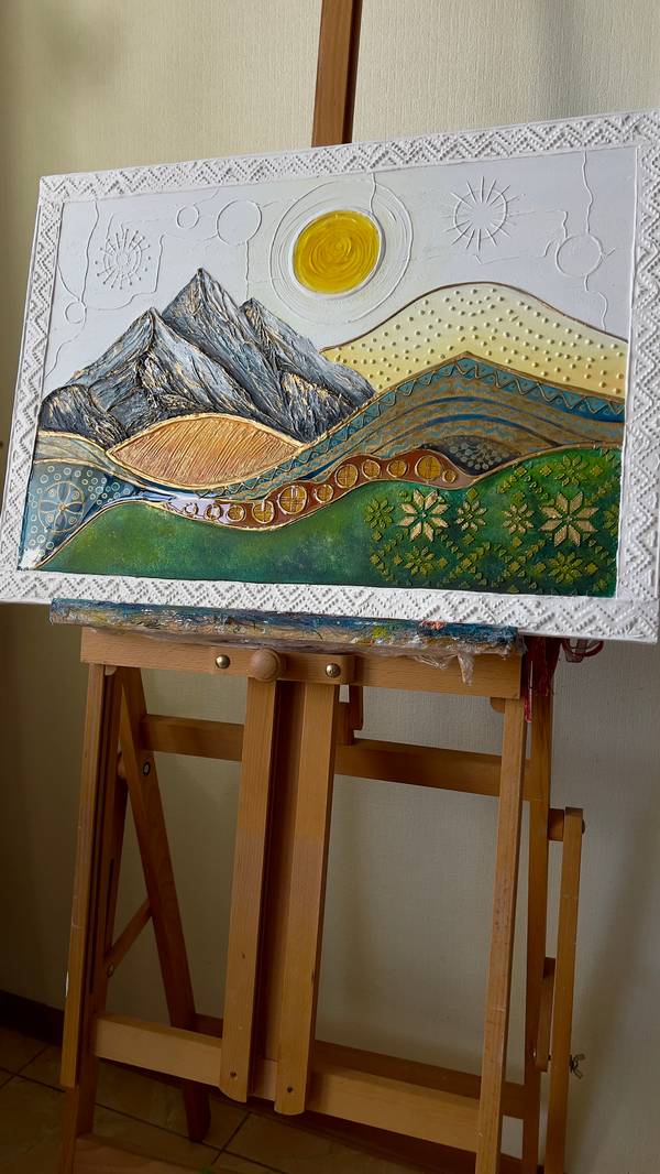 Amulet circle Fine Art Painting Yuliia Kiselova - Subjektiv.art