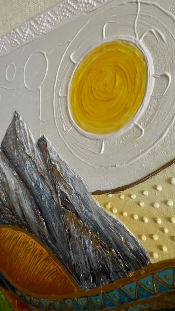 Amulet circle Fine Art Painting Yuliia Kiselova - Subjektiv.art