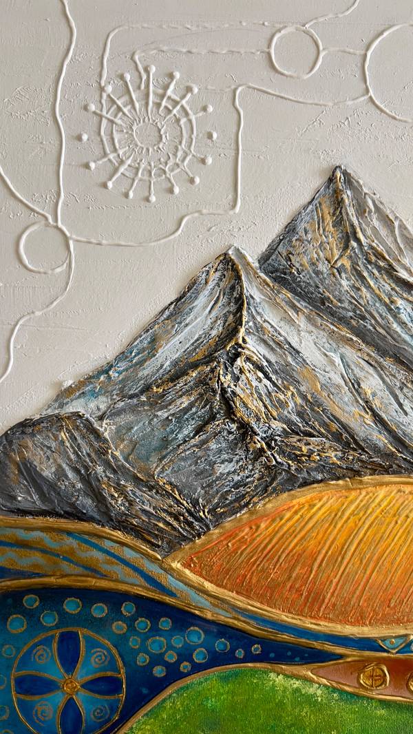 Amulet circle Fine Art Painting Yuliia Kiselova - Subjektiv.art