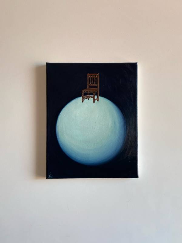 Very lonely chair Fine Art Painting Darina Smolkina - Subjektiv.art