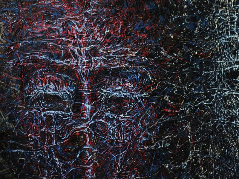 Two 1 Abstract Painting Liudmila Davydenko - Subjektiv.art