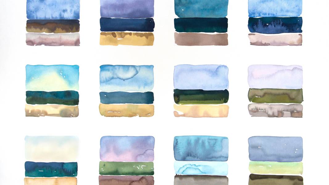 12 options of sea color  - Subjektiv.art