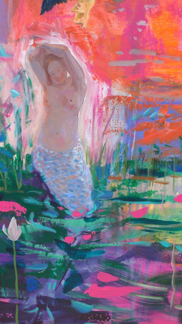 L'hésitation du centaure ou comment tout à coup le centaure se sentit un instant étranger à son corps. Fine Art Painting francois page - Subjektiv.art