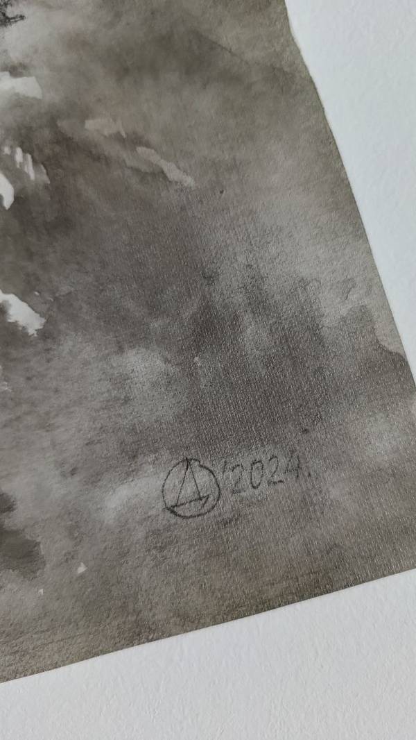 Waterfall Graphic, illustrative and typographic Drawing Oksana Duchenchuk - Subjektiv.art