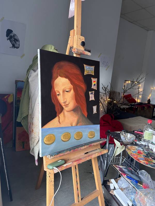 Mom's friend's daughter. Version 40. Fine Art Painting Daria Butriashkina - Subjektiv.art