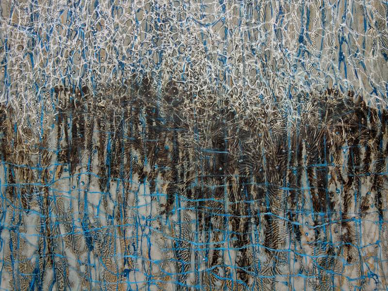 Water sound Abstract Painting Liudmila Davydenko - Subjektiv.art