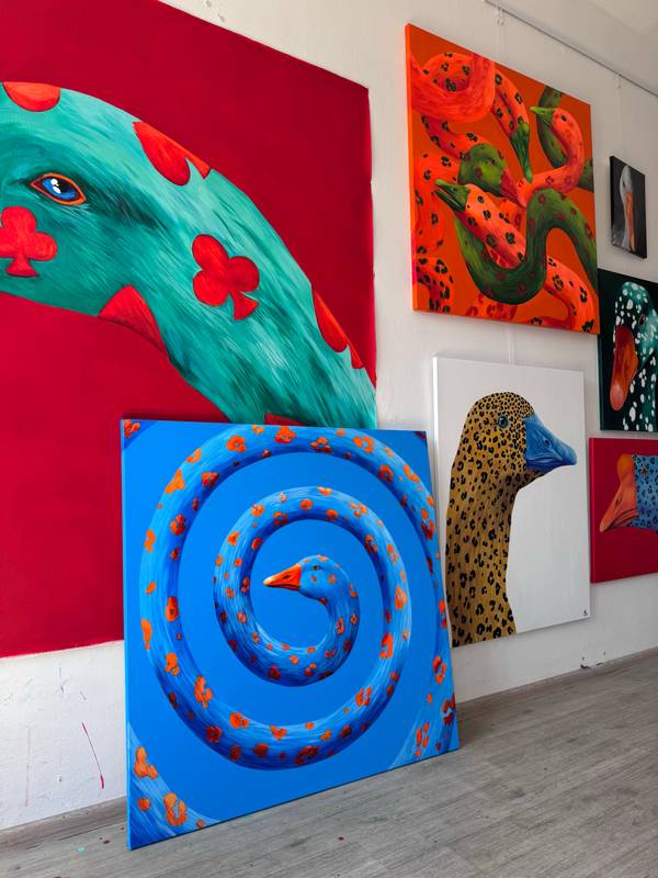Origins of Infinity Surrealistic Painting Ivanka Nechyporuk - Subjektiv.art