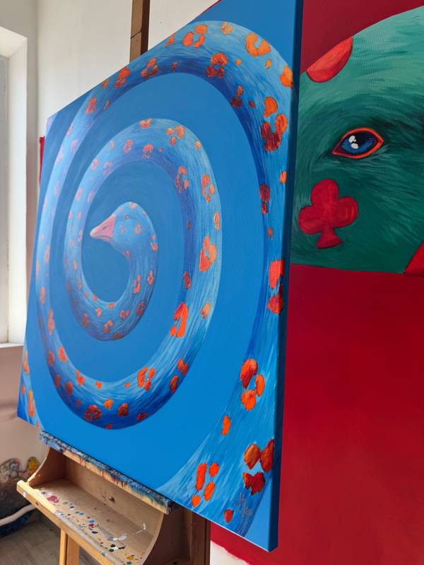 Origins of Infinity Surrealistic Painting Ivanka Nechyporuk - Subjektiv.art