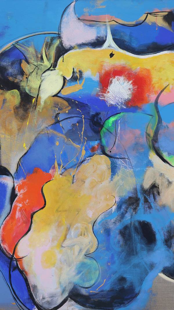Fragments Abstract Painting Artem Andreichuk - Subjektiv.art
