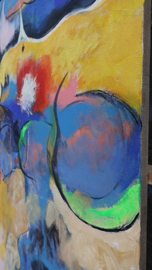 Fragments Abstract Painting Artem Andreichuk - Subjektiv.art