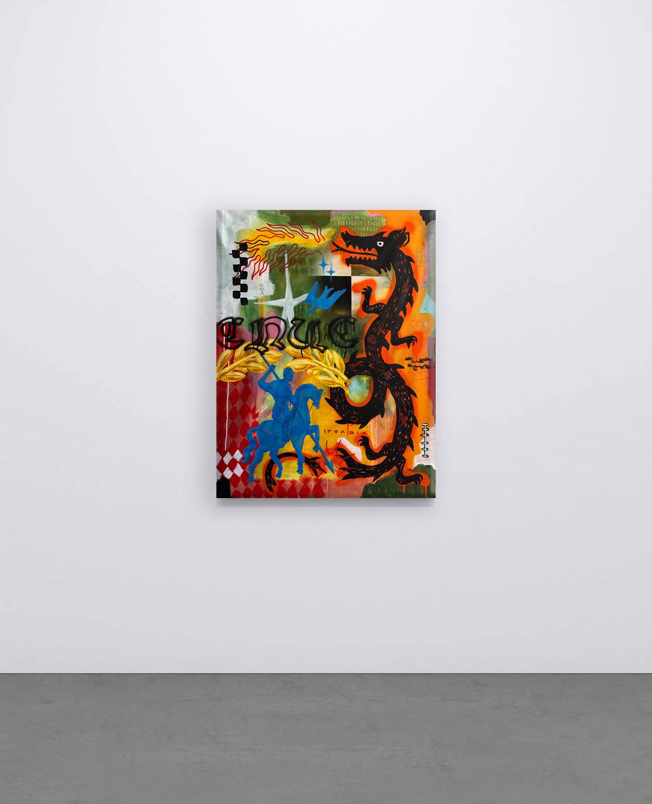 Without the dragon, the spear rusts Surrealistic Painting Danya Shulipa - Subjektiv.art