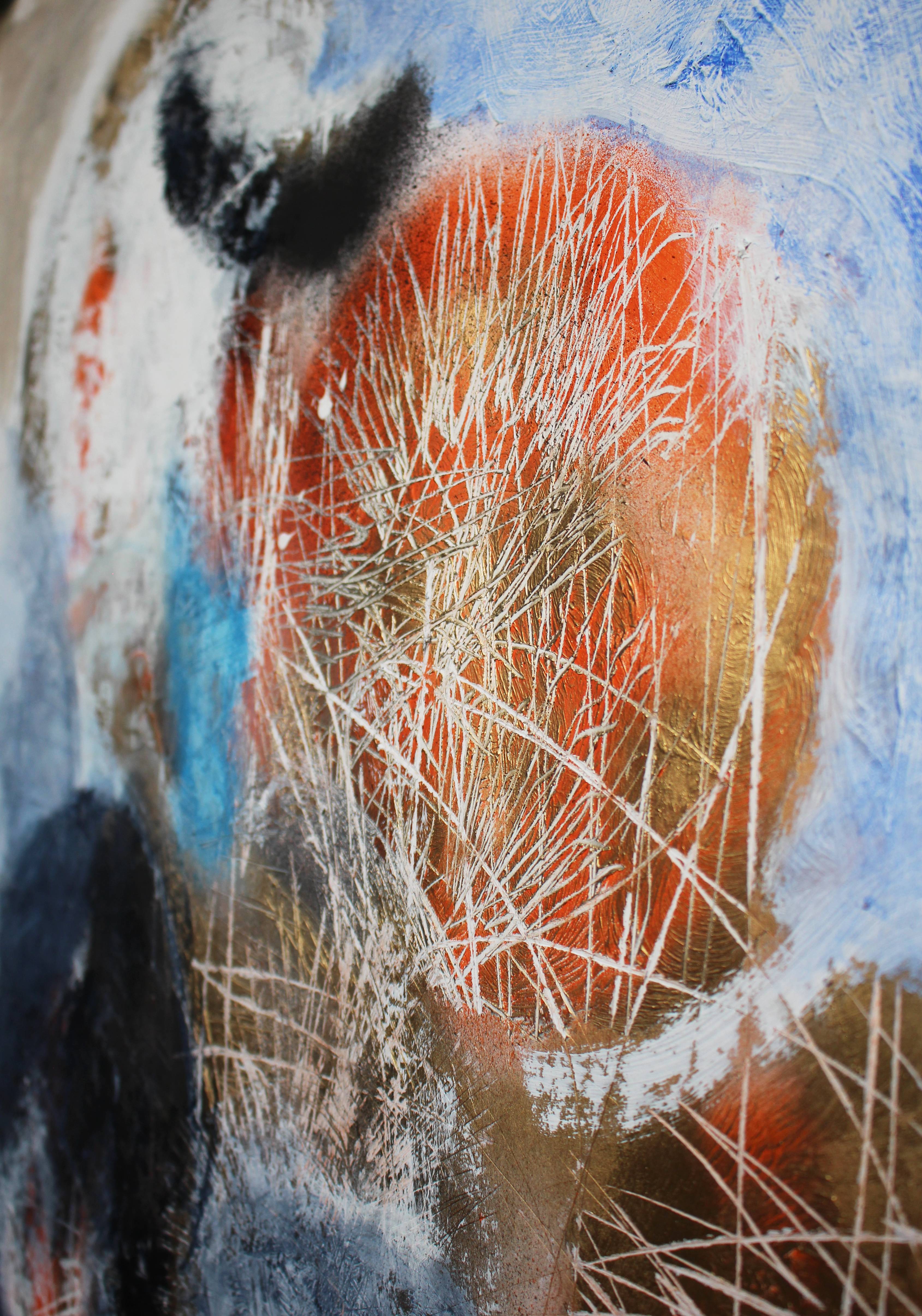 Vibes Speak Louder Abstract Painting Artem Andreichuk - Subjektiv.art