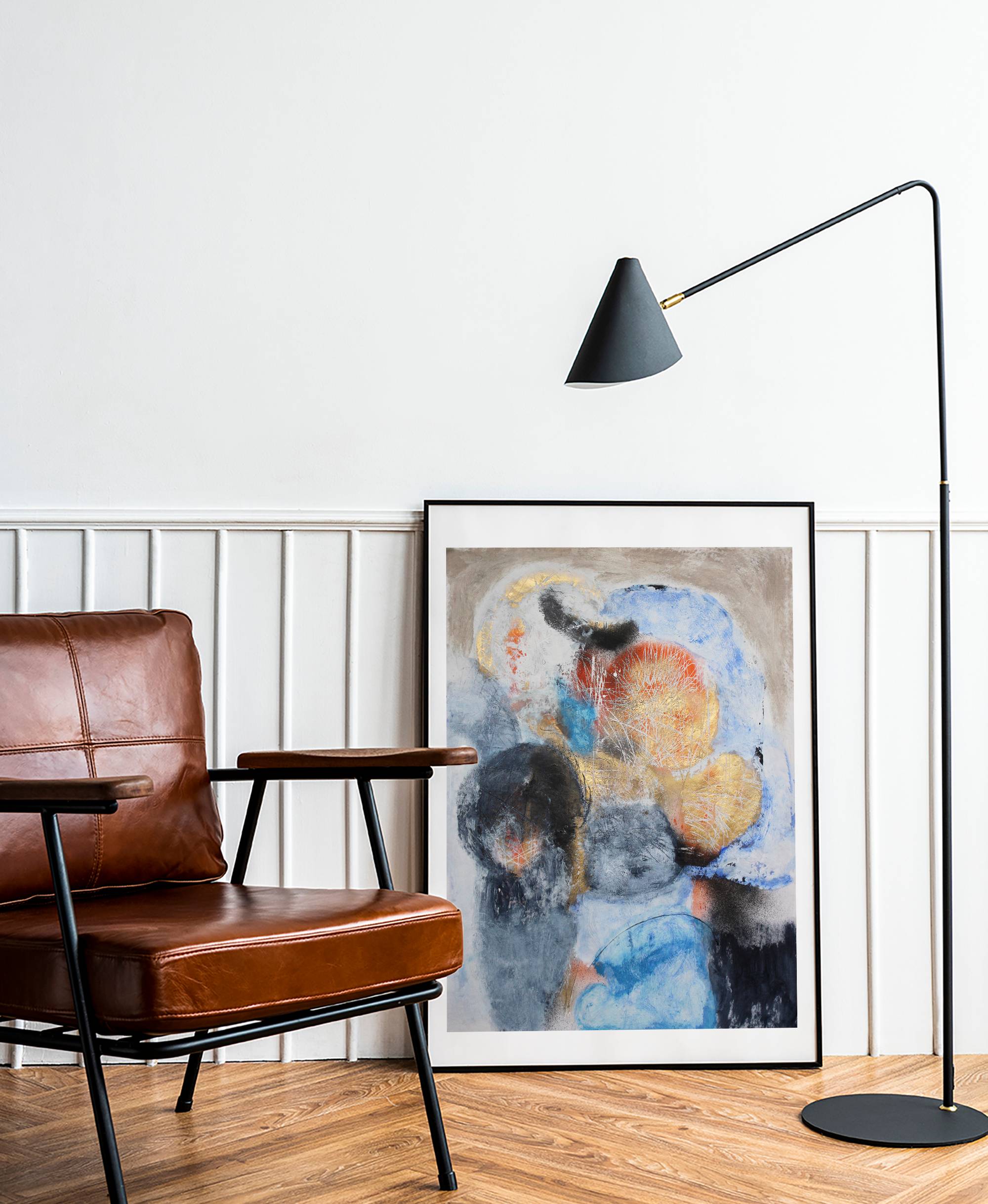 Vibes Speak Louder Abstract Painting Artem Andreichuk - Subjektiv.art