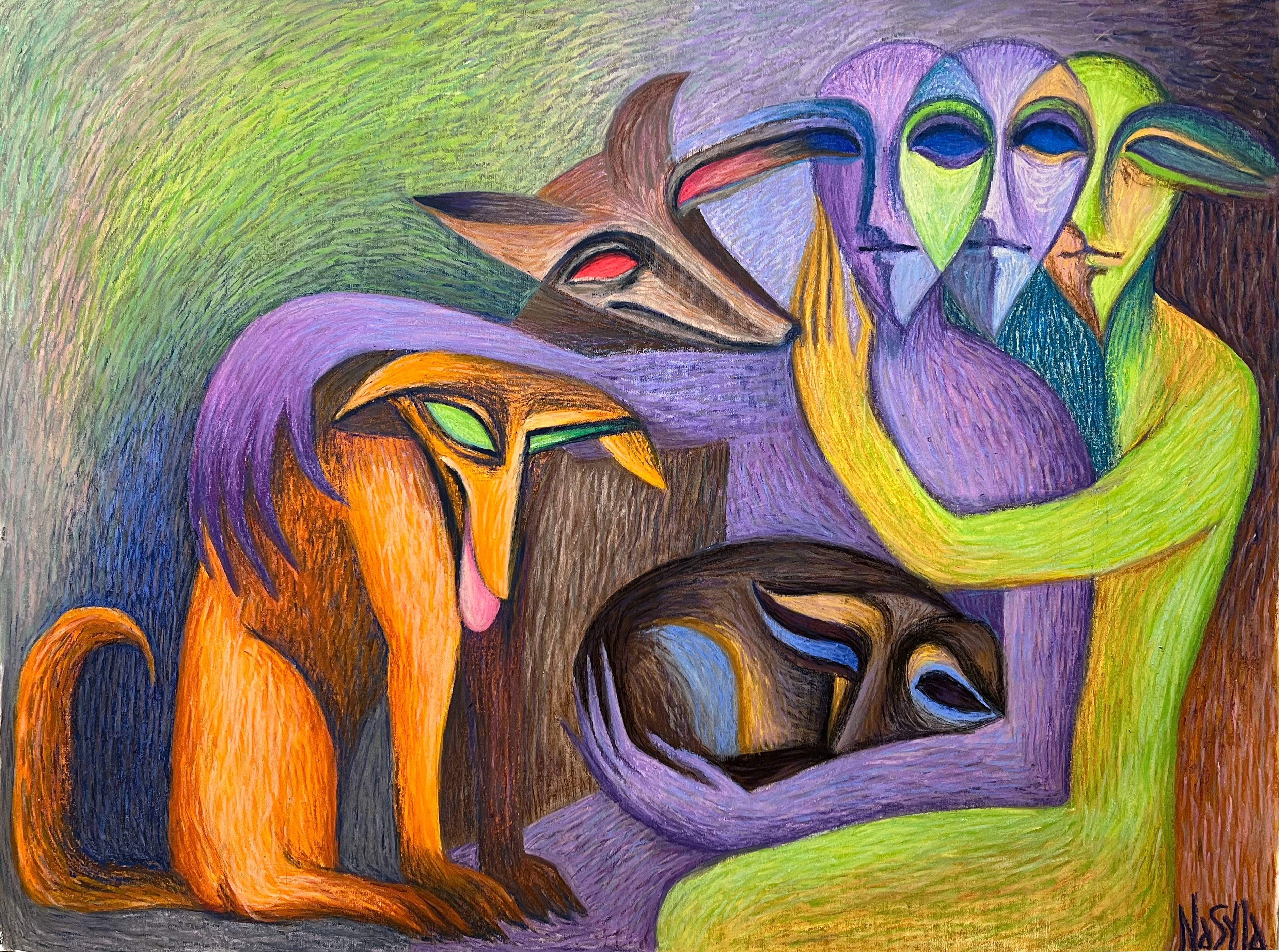 Family Fine Art Painting Anastasiia Maistrenko - Subjektiv.art