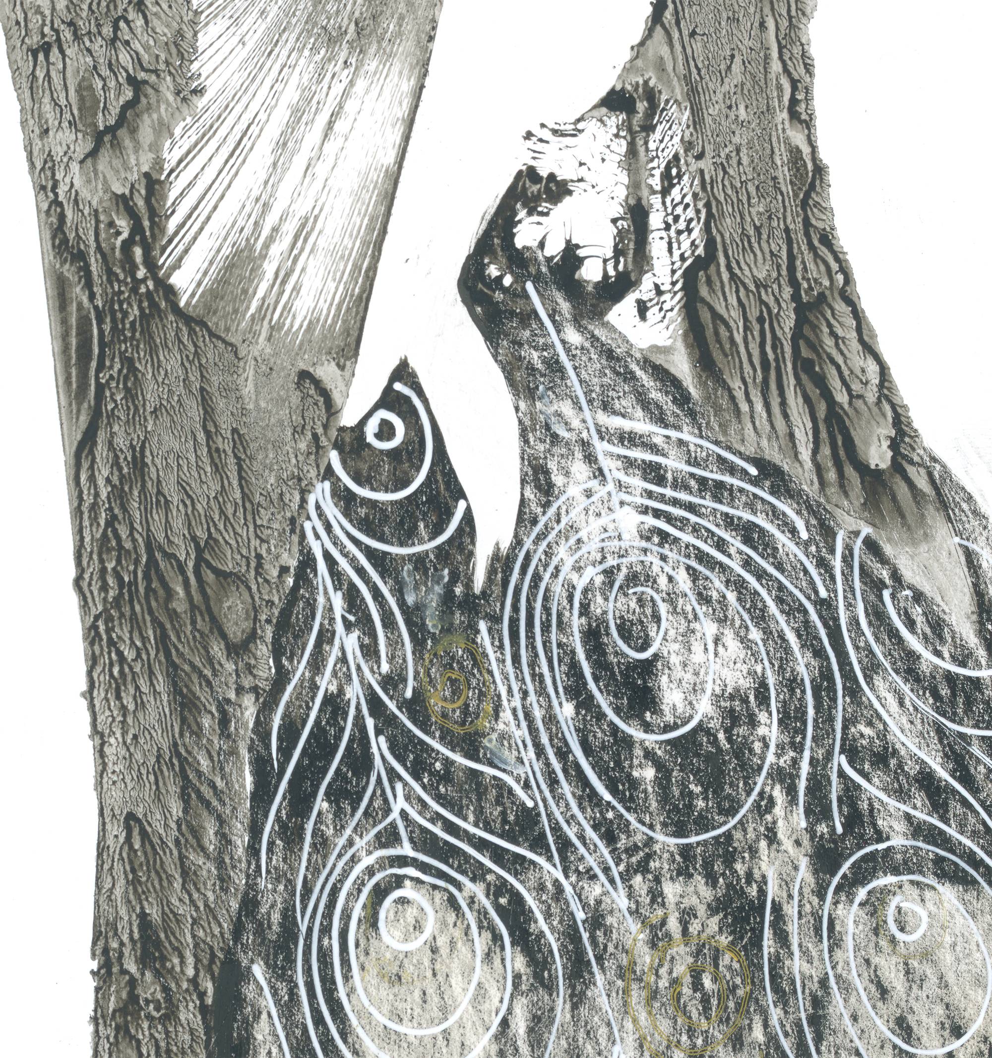 Mysterious stranger Fine Art Drawing Lana Korolievskaia - Subjektiv.art