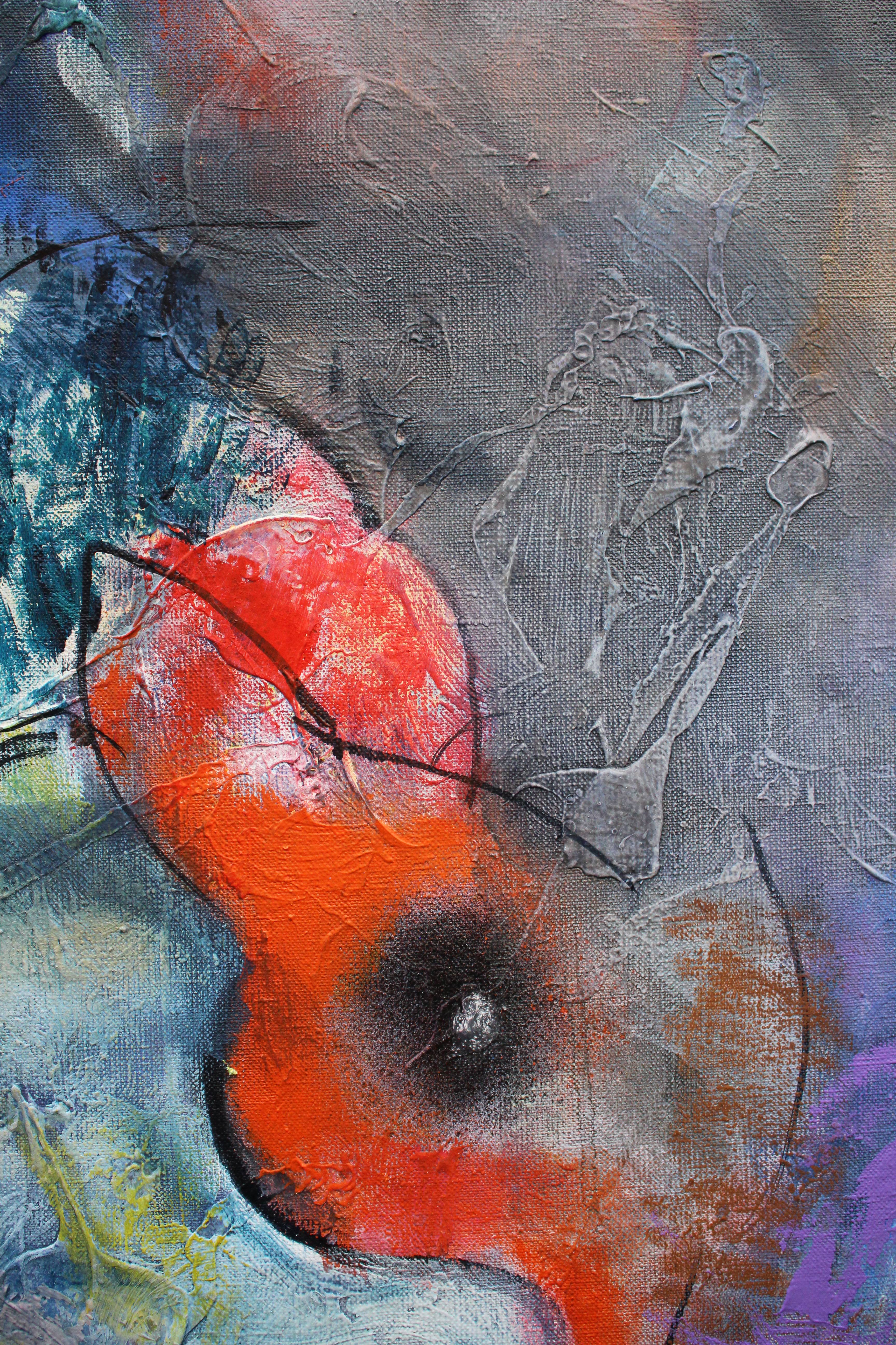 ''Сomposition 2. Chaos and Creation, series'' Expressive and gestural Painting Artem Andreichuk - Subjektiv.art
