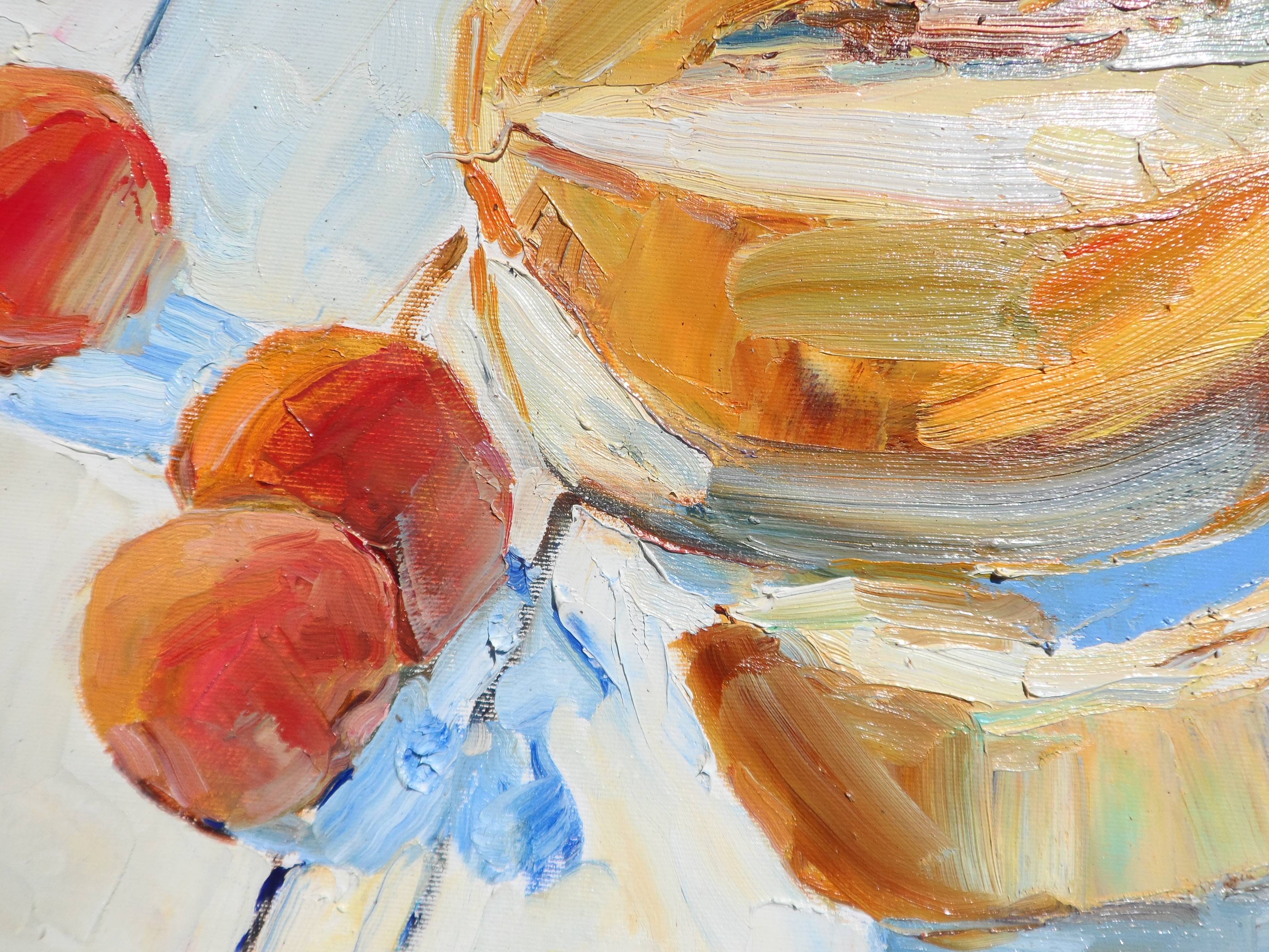 " Melon " Expressive and gestural Painting Yehor Dulin - Subjektiv.art