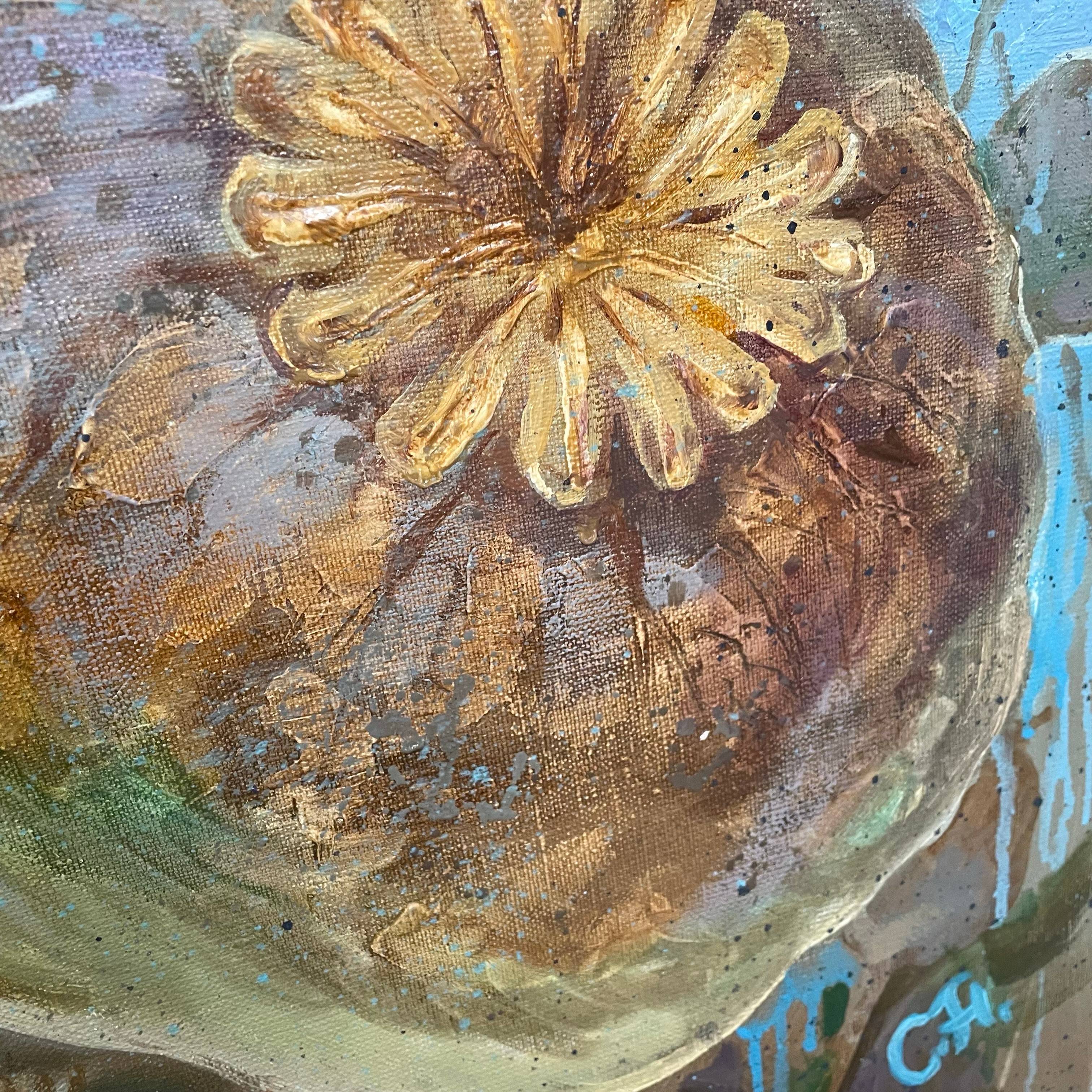 Poppy Fine Art Painting Julia Chemerys - Subjektiv.art