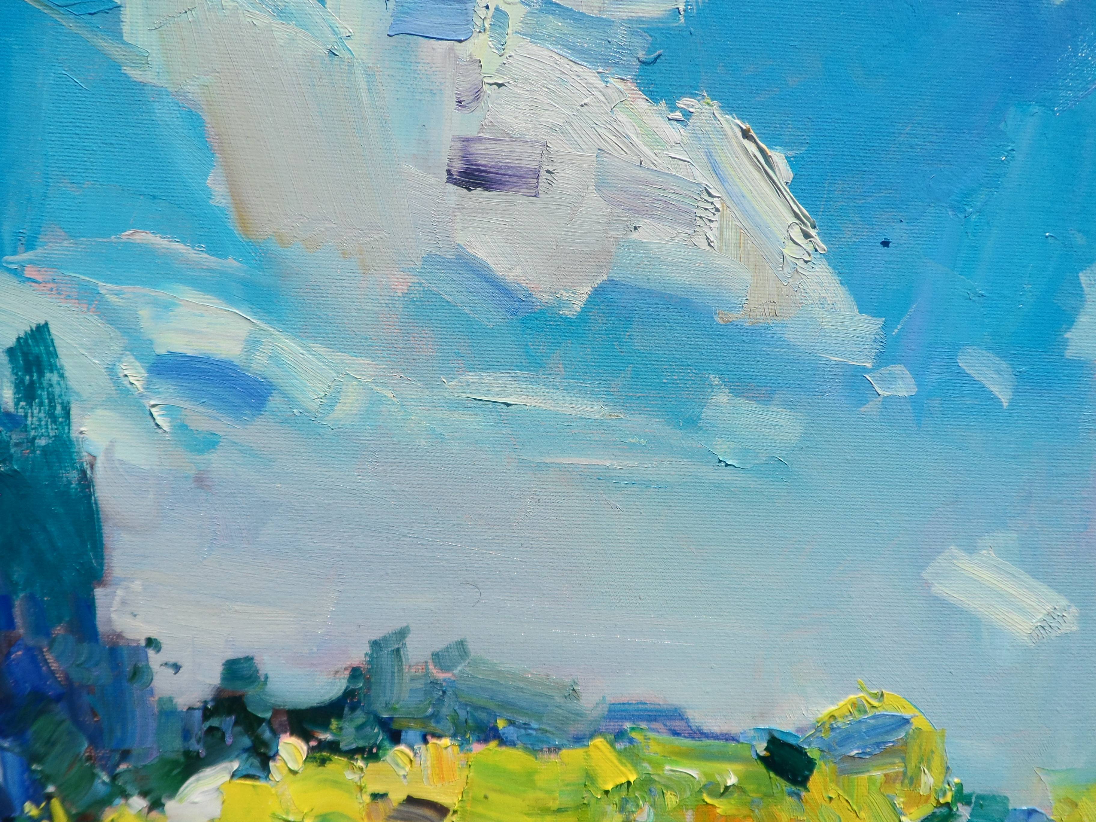 Sunflowers Impressionistic Painting Yehor Dulin - Subjektiv.art