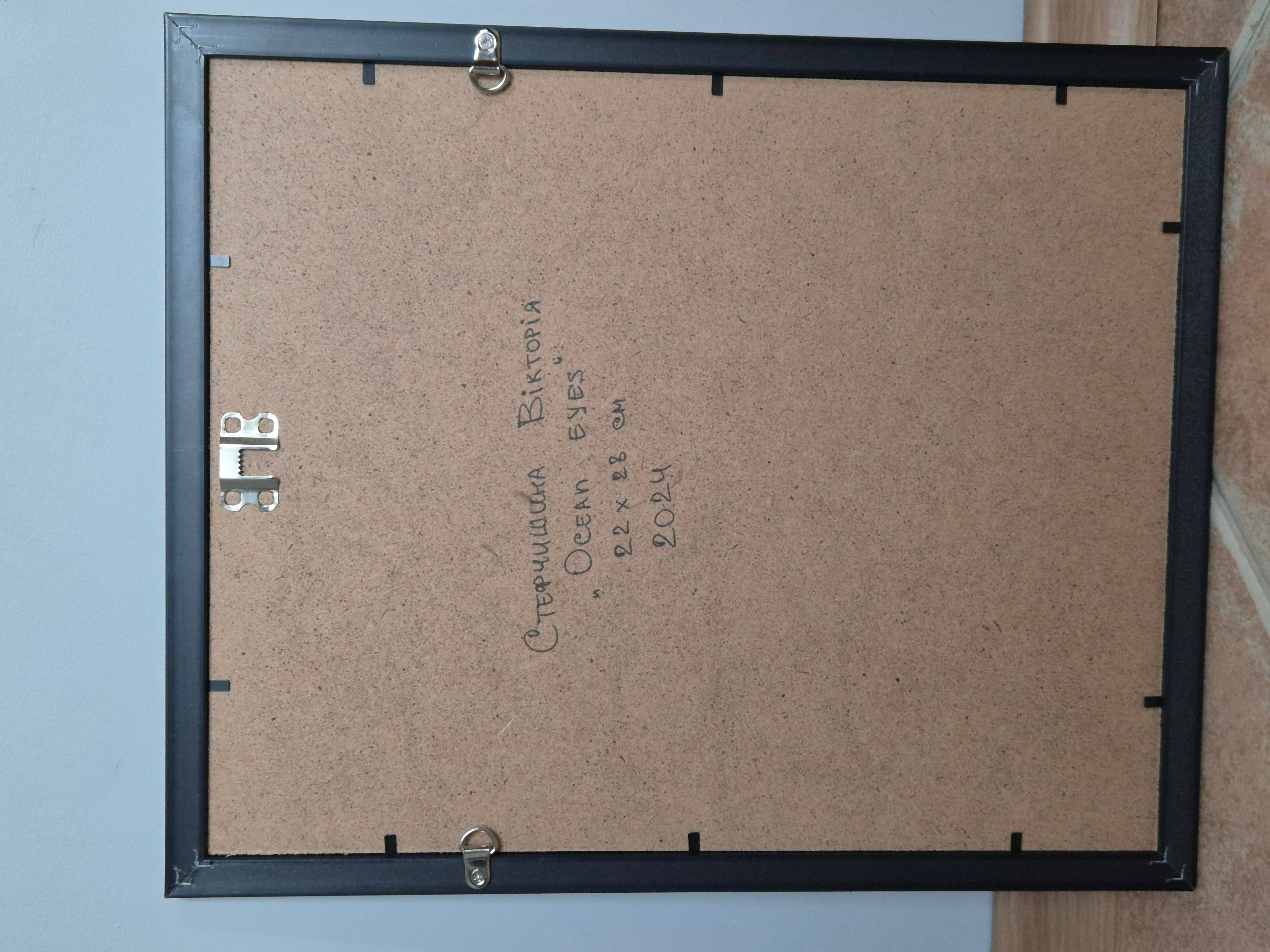 OCEAN EYES. Seascape Painting Abstract Drawing Victoria Stefchyshyna - Subjektiv.art