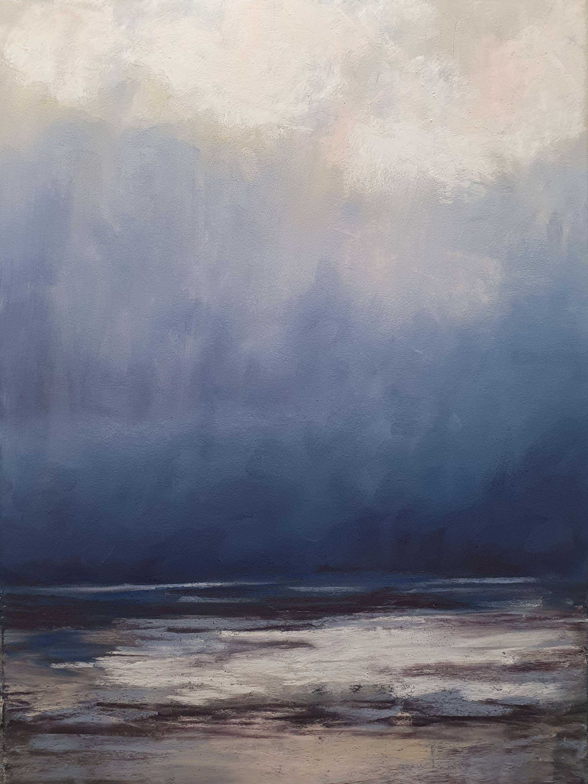 OCEAN EYES. Seascape Painting Abstract Drawing Victoria Stefchyshyna - Subjektiv.art