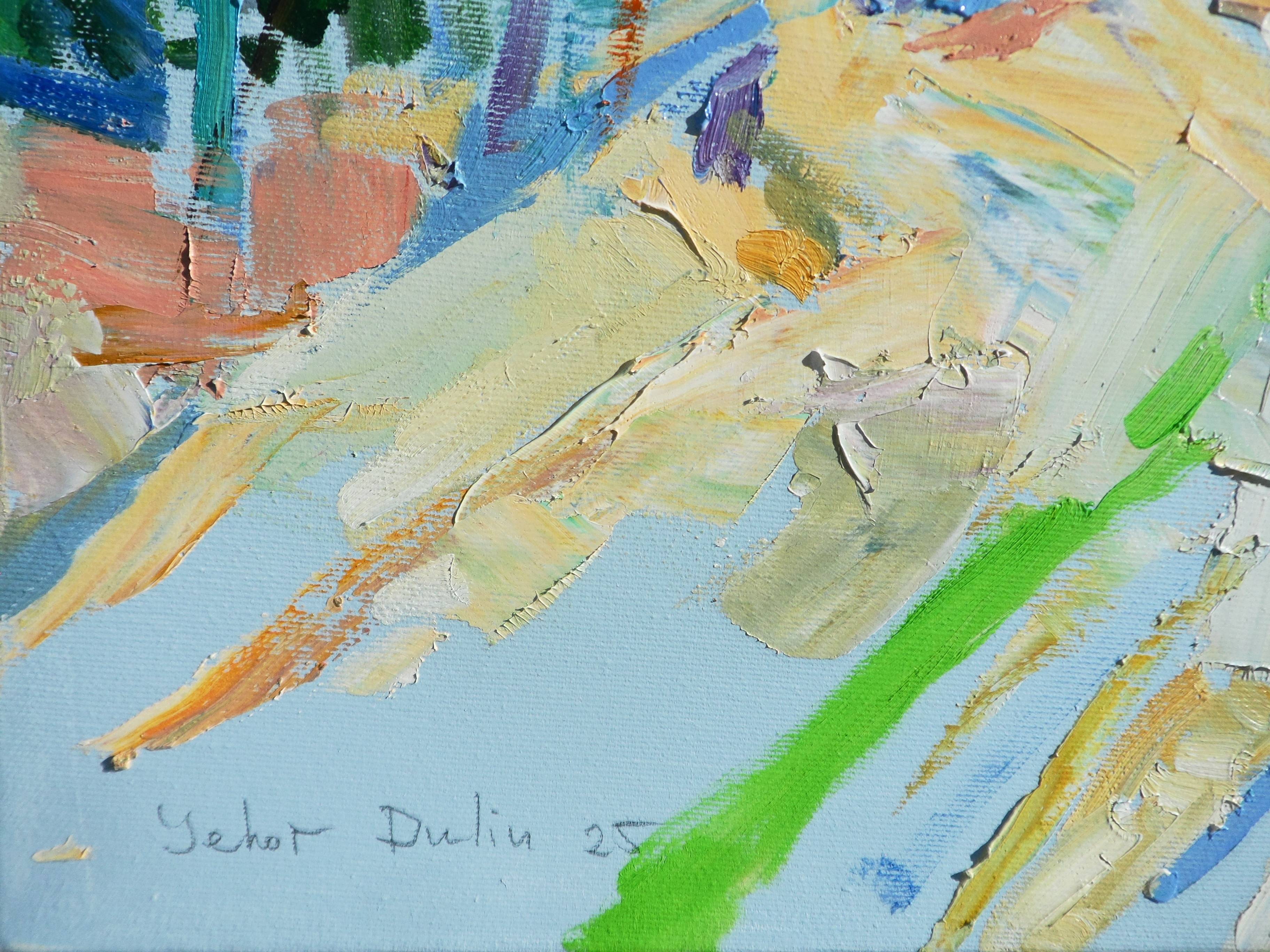 " Valley of vineyards" Fine Art Painting Yehor Dulin - Subjektiv.art