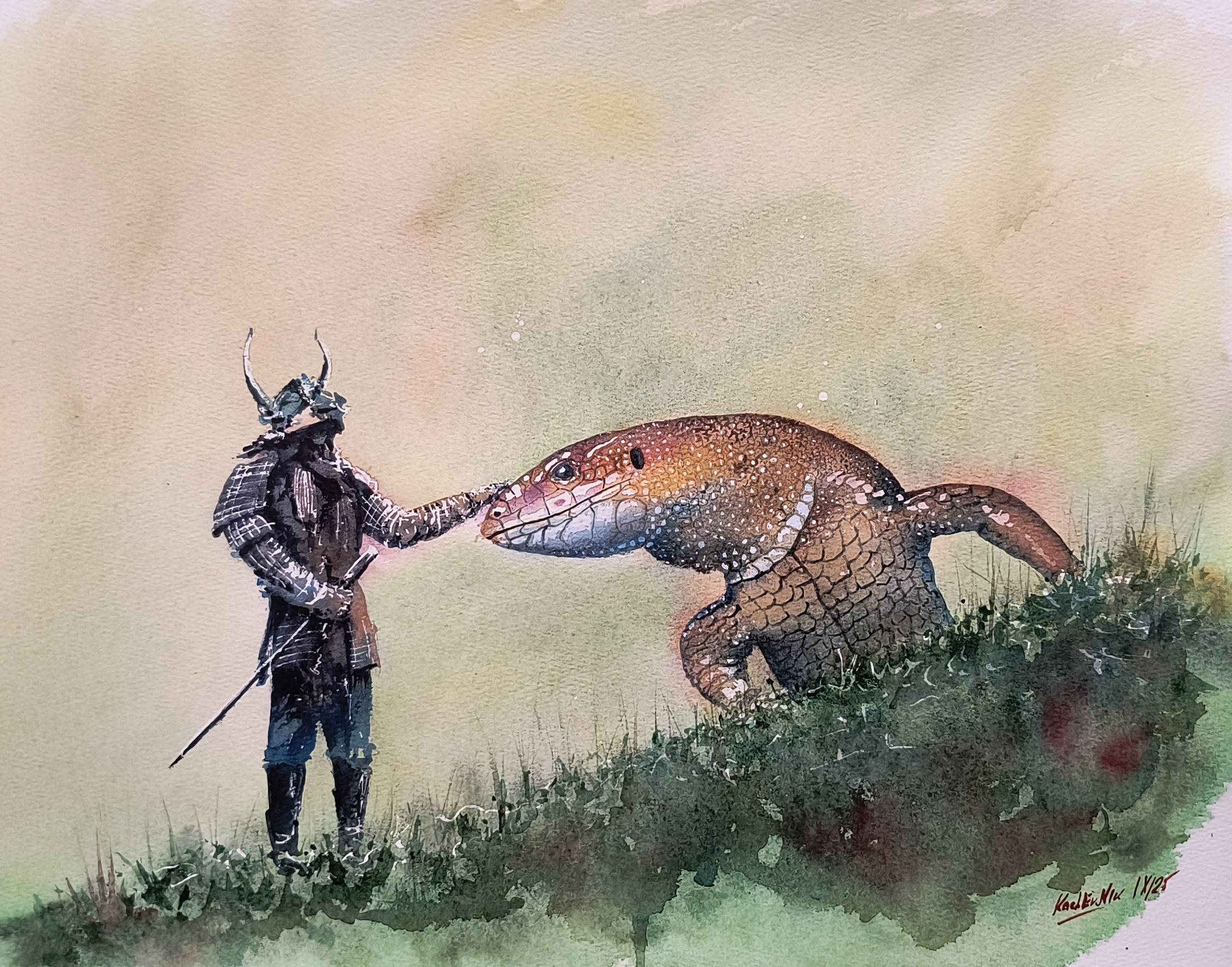 Will we be friends? Impressionistic Painting Eugene Kachan - Subjektiv.art