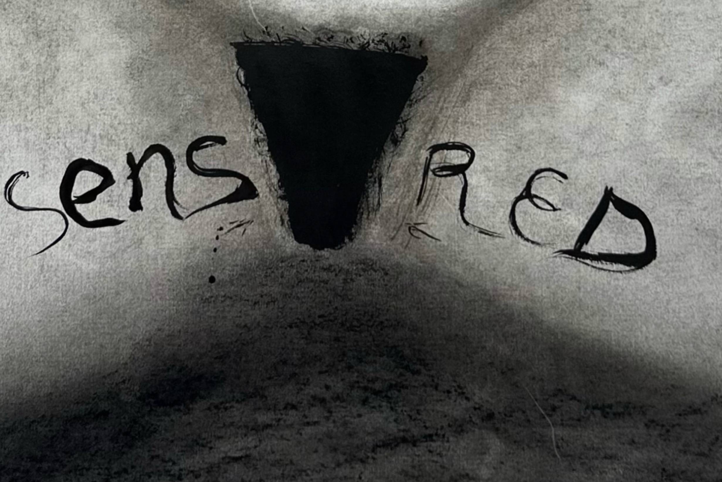 Sense Red/Censored Naive Drawing Daria Butriashkina - Subjektiv.art