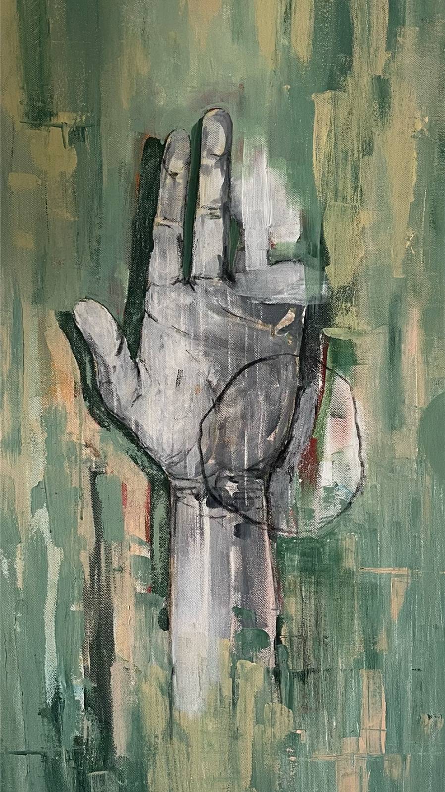 DROWNING IN MY OWN NIRVANA Fine Art Painting Sergio Tiutiunnyk - Subjektiv.art