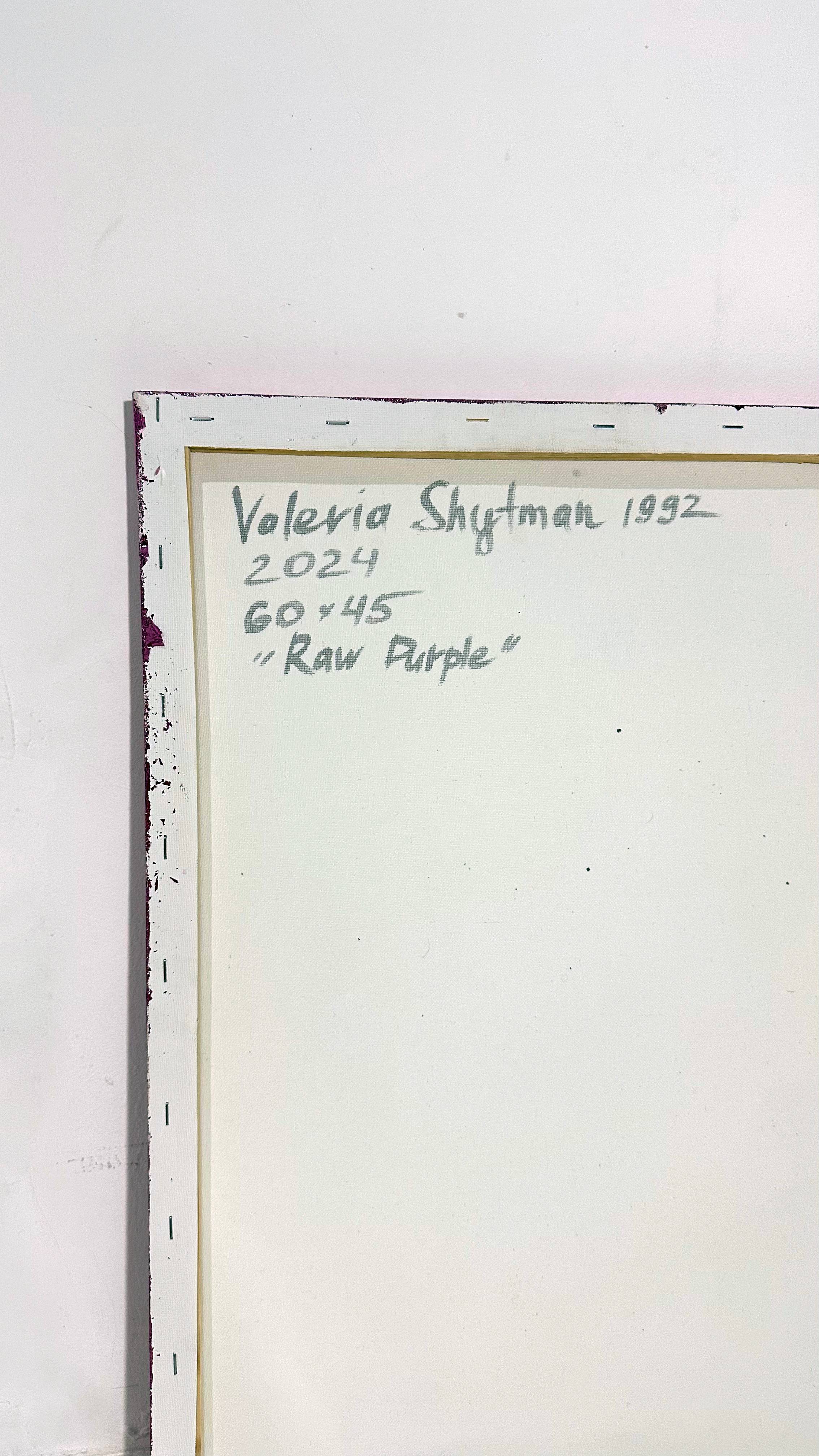 Raw Purple Unspecified Painting Valeriia Shytman - Subjektiv.art
