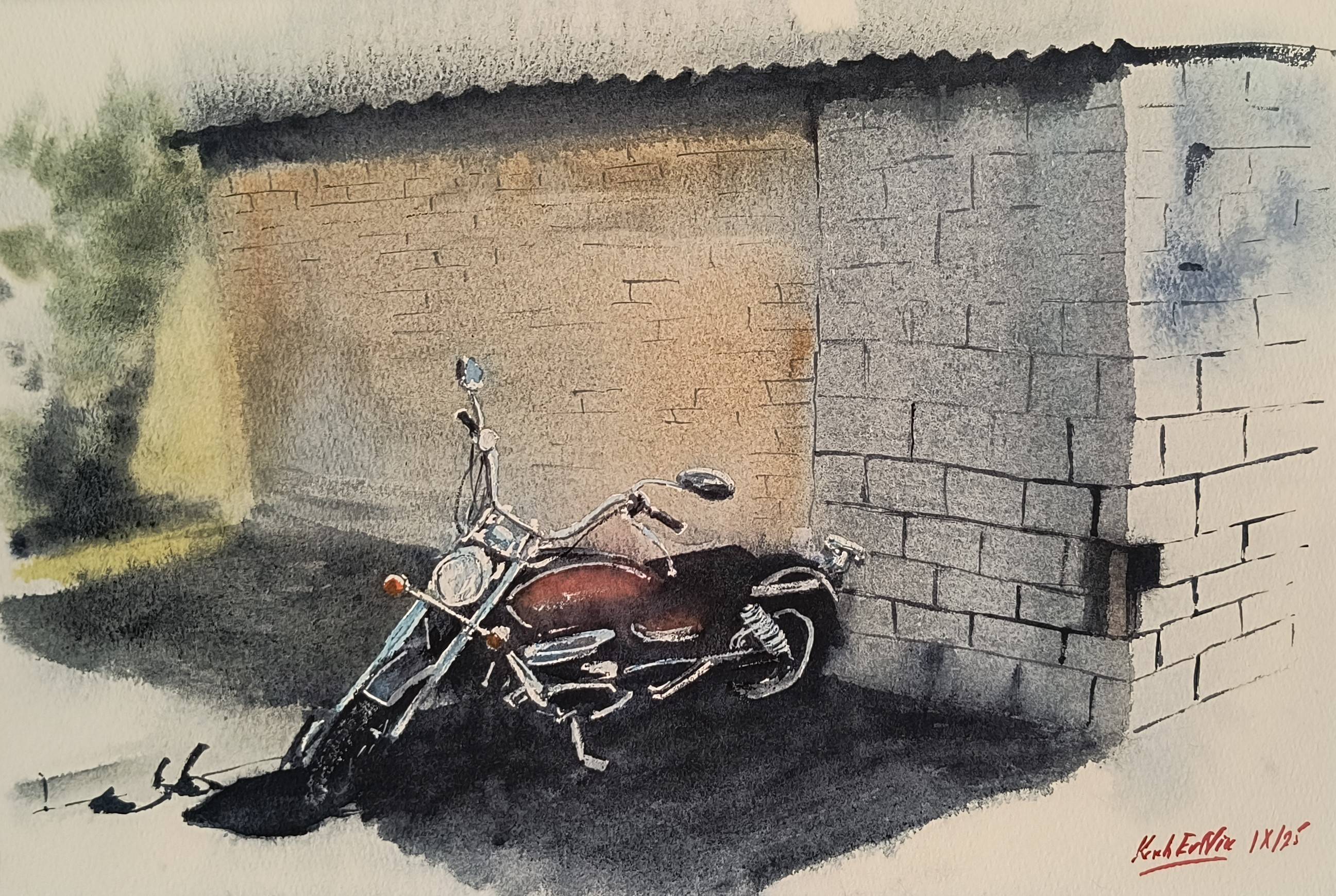 Near home Impressionistic Painting Eugene Kachan - Subjektiv.art